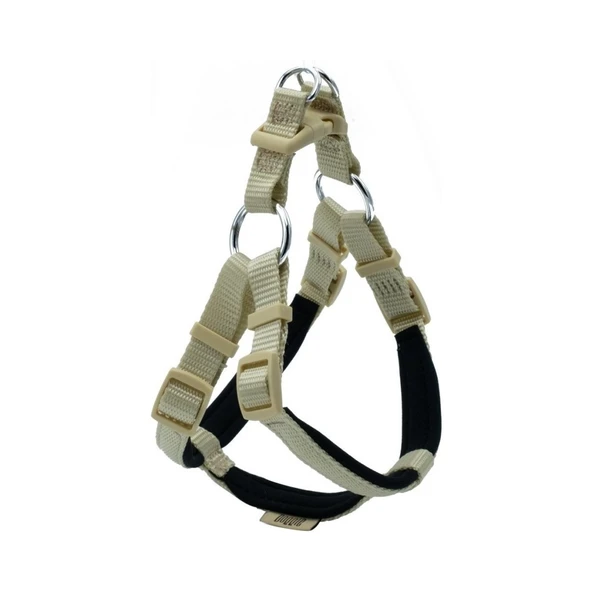Doggie Konforlu Dokumadan El Yapımı Ronin Model Köpek Göğüs Tasması S-1,5x40-45cm - Khaki ürün görseli 1