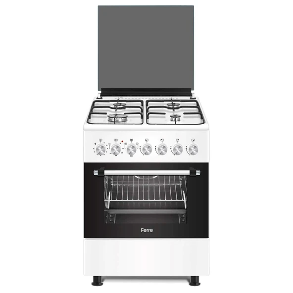 Ferre TS6040TE Tam Boy Fırın Beyaz ürün görseli 1