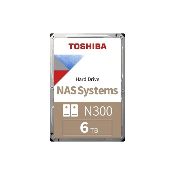 TOSHIBA N300 6TB 7200RPM 512MB SATA3 6Gbit/sn MN10ADA600S NAS HDD ürün görseli 1