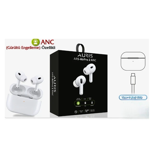 AURIS ARS-AirPro2 ANC Bluetooth Kulaklık ürün görseli 1
