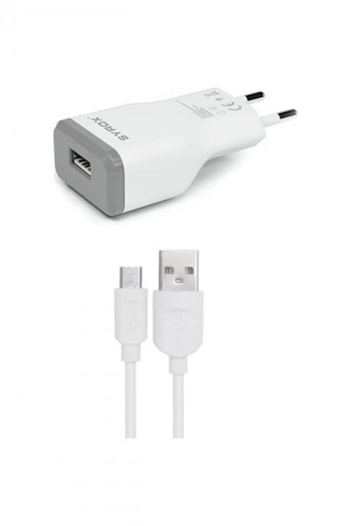 Syrox J15 Micro Usb Şarj Aleti 2.0 Amper ürün görseli 1