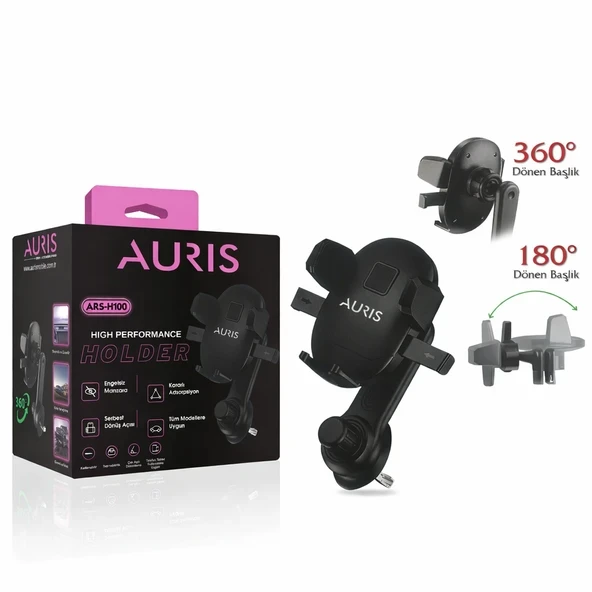 AURIS ARS-H100 Yüksek Performans Araç İçi Telefon Tutucu ürün görseli 1