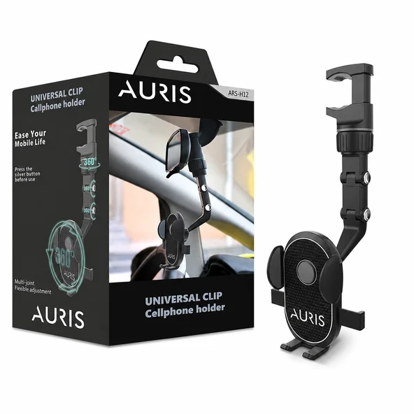 AURIS ARS-H12 Universal Clip Araç İçi Telefon Tutucu ürün görseli 1