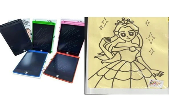LCD Yazı Tableti + 5 Adet Kum Boyama Seti Hediye! ürün görseli 1