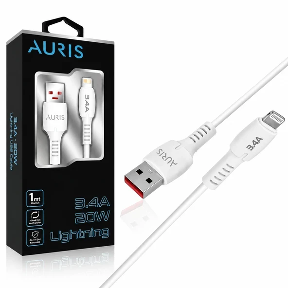 AURIS ARS-CB44 Lightning USB Kablo 3.4A / 20W ürün görseli 1