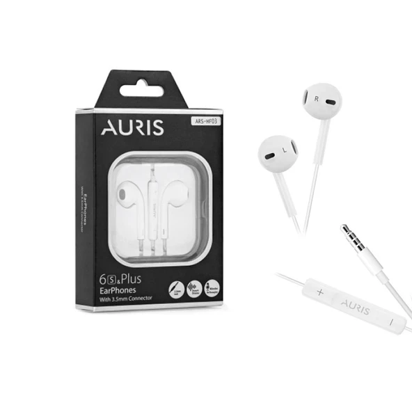 Auris HF03 3.5mm Jack Konektörlü Kablolu Kulaklık ürün görseli 1
