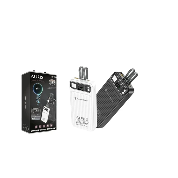 AURIS ARS-Y310 22.000 mAh 22.5W Powerbank ürün görseli 1