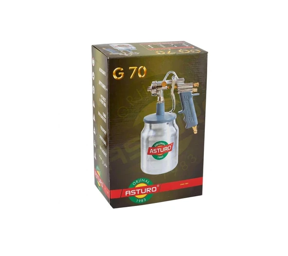 Asturo Alttan Depolu Boya Tabancası G-70 - Resim 2