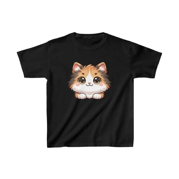 Unisex Çocuk Baskılı T-shirt - Siyah ürün görseli 1