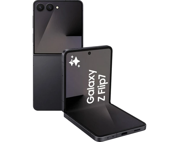 Samsung Galaxy Z Flip7 256 GB 12 GB Ram (Samsung Türkiye Garantili) Gece Siyahı ürün görseli 1