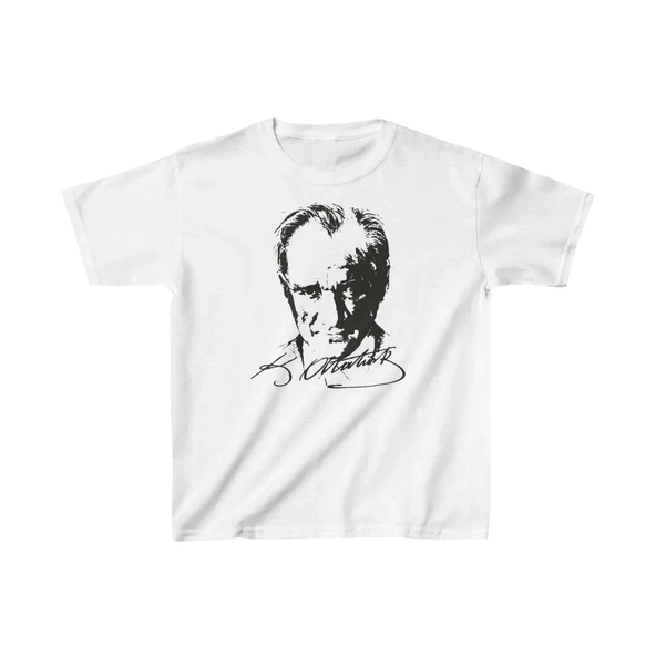 Çocuk Unisex Baskılı T-shirt - Beyaz ürün görseli 1