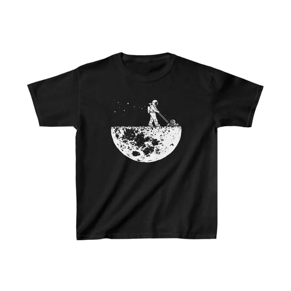 Unisex Çocuk Baskılı T-shirt - Siyah ürün görseli 1