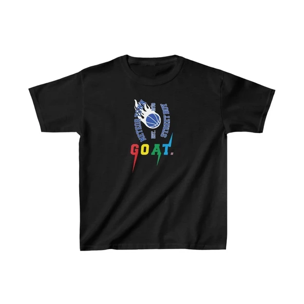 Unisex Çocuk Baskılı T-shirt - Siyah ürün görseli 1