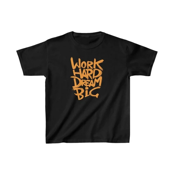 Unisex Çocuk Baskılı T-shirt - Siyah ürün görseli 1