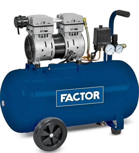 Factor EWS50B Sessiz Kompresör 50 Lt-Yağsız ve Profesyonel ürün görseli 1