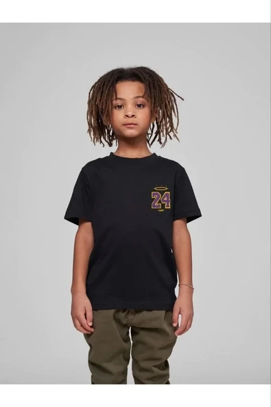 Çocuk Unisex Baskılı T-shirt - Siyah ürün görseli 1