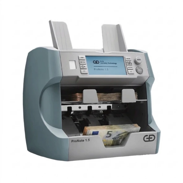 Giesecke+Devrient ProNote 1.5 Gen4 Banknot Sayma Makinesi, 25 Ülke Para Birimi Sayar ürün görseli 1