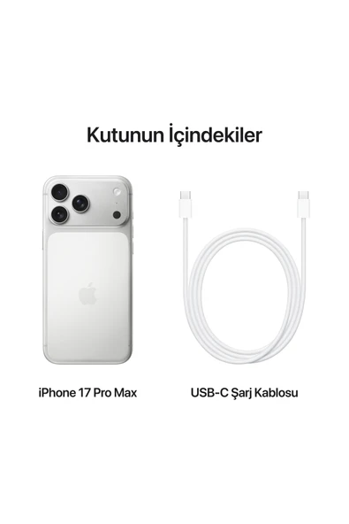 iPhone 17 Pro Max 256GB Gümüş - Resim 8