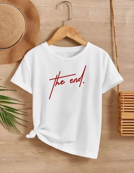 Çocuk Unisex Baskılı T-shirt - Beyaz ürün görseli 1
