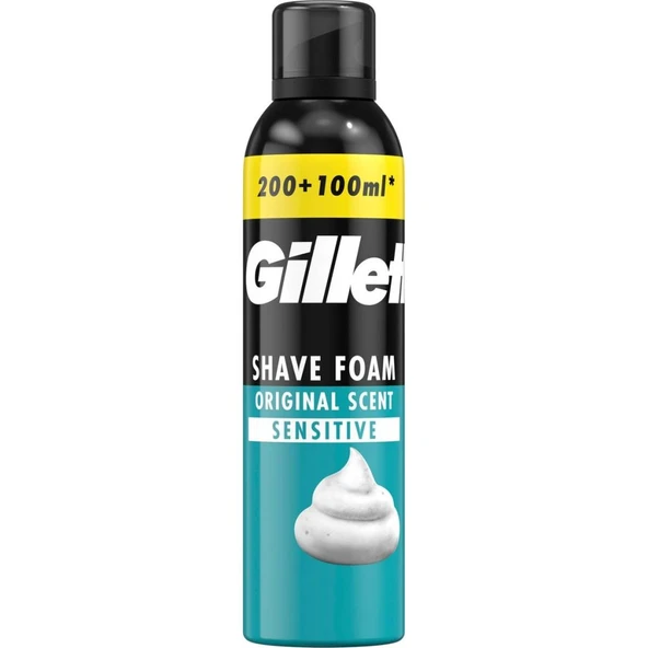 Gillette Tıraş Köpüğü 300 ml Pürüzsüz Tıraş İçin Hafif Kıvam ve Rahatlatıcı Özellik ürün görseli 1