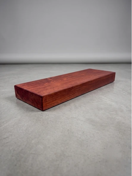 Nest WoodTr Dekoratif Doğal Ahşap Tekli Raf  GİZLİ RAF 40x15x4 cm (Gizli Aparatlı Raf) 1 ADET ürün görseli 1