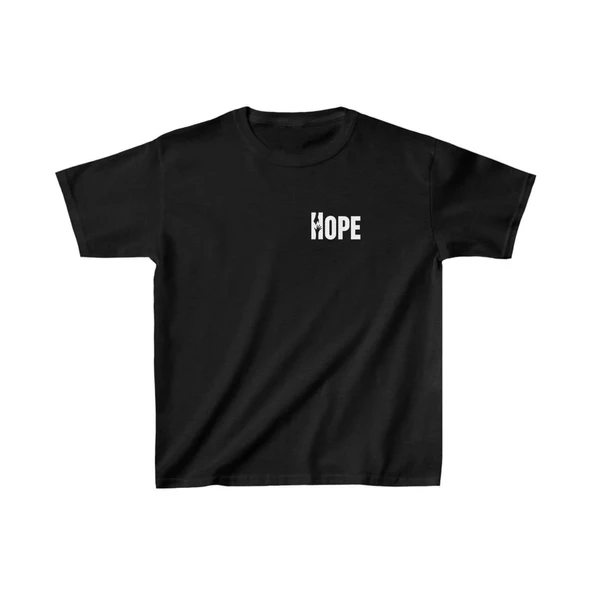 Unisex Çocuk Baskılı T-shirt - Siyah ürün görseli 1
