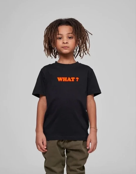 Çocuk Unisex Baskılı T-shirt - Siyah ürün görseli 1