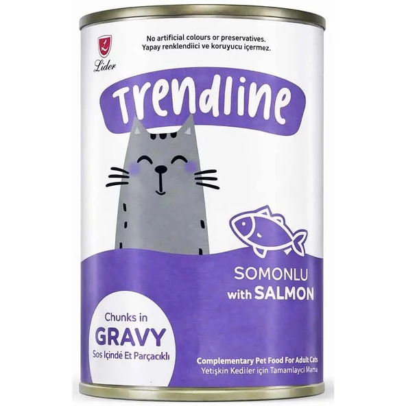 Trendline Somonlu Kedi Konservesi 400 Gr ürün görseli 1