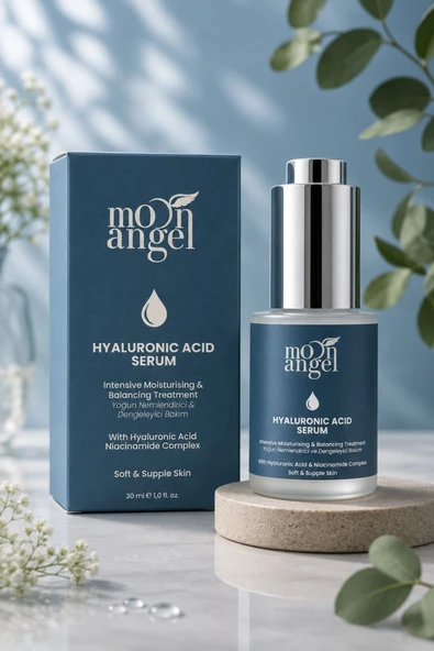 Yoğun Nemlendirici ve Dengeleyici Cilt Bakım Serum (Hyaluronik Asit & Niacinamide) 30 ml ürün görseli 1