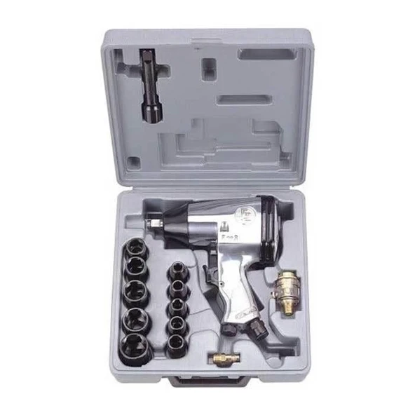 Hymair 1/2'' Havalı Kabzeli Somun Sıkma Sökme Makinası Set ürün görseli 1
