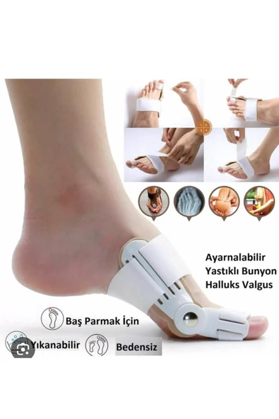 MG Halluks Valgus Gece Ateli Baş Parmak Kemik Eğriliği Aparatı ürün görseli 1