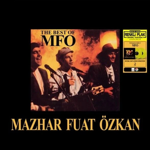The Best Of MFÖ Çift LP Sarı Renkli Plak ürün görseli 1