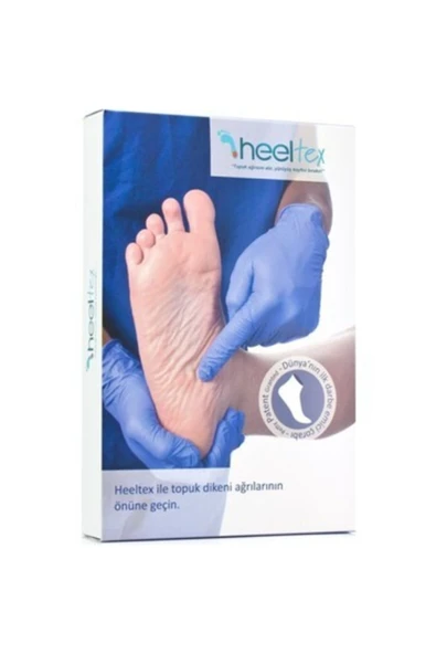 Heeltex Topuk Dikeni Çorabı Beden L (large Beden 40-42 Numara Siyah Renk) ürün görseli 1