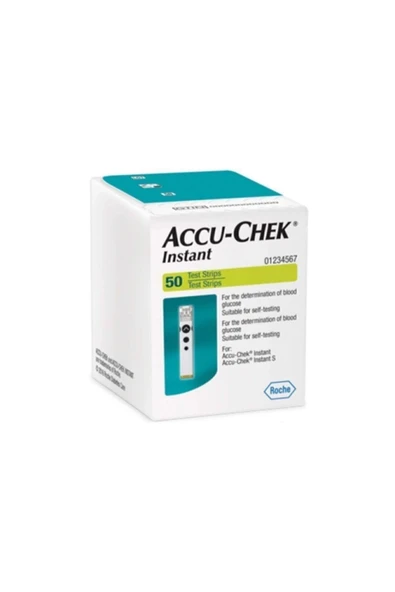 Accu Chek Instant Test Strip 50 adet ürün görseli 1