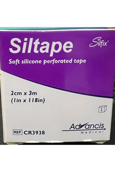 Advancis Siltape Soft Silikon Bant Estetik Keloid Yanık Sezaryen Dikiş Ameliyat Izi Giderici 2cm X 3mt ürün görseli 1