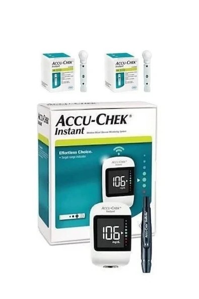 Accu Chek Seker Ölcüm Cihazı + 100 Adet Ölçüm Çubuğu Instant ürün görseli 1