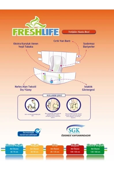 Freshlife Hastaalt Bezi ürün görseli 1