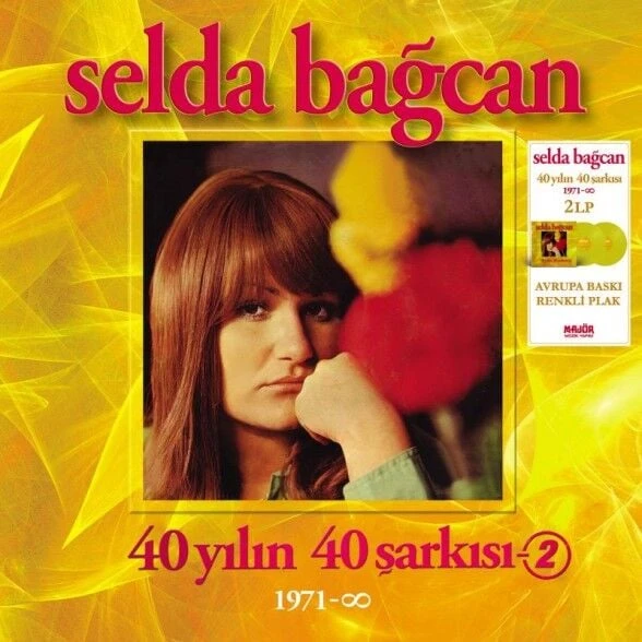Selda Bağcan 40 Yılın 40 Şarkısı Double LP Sarı Renkli Plak ürün görseli 1