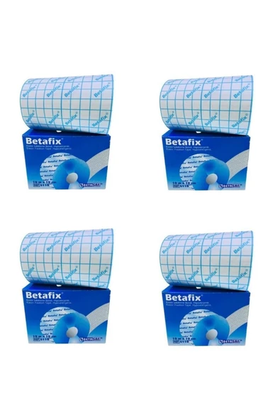 Betafix Esnek Sabitleme Bandı Fix Flaster Bant 10m X 10cm 4 Adet ürün görseli 1