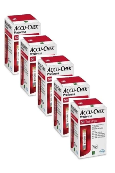 Accu Chek Accu-check Performa Nano Strip Stribi 50'lik X 5 Kutu ürün görseli 1