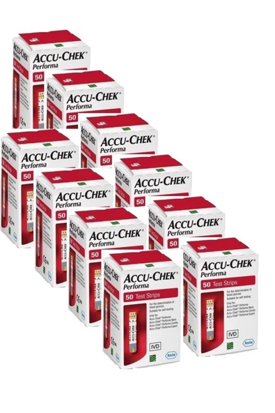 Accu Chek Accu-check Performa Nano Strip Stribi 50'lik X 10 Kutu ürün görseli 1