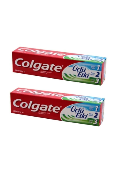 Diş Macunu Üç Etki 50 ML. x 2 adet - Resim 2