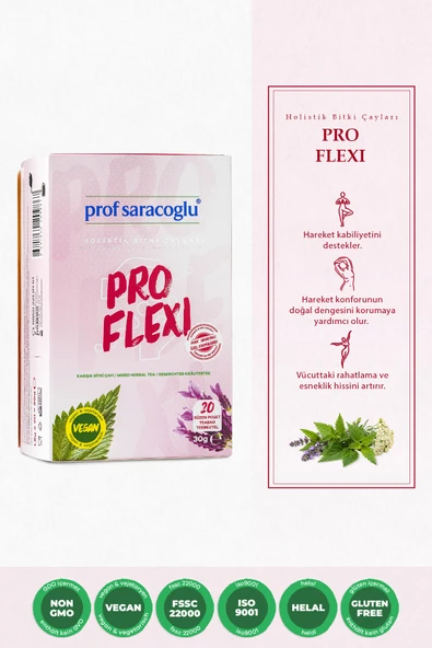prof saracoğlu Pro Flexi 20'li Karışık Holistik Bitki Çayı ürün görseli 1