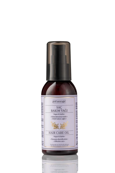 prof saracoğlu Argan Jojoba Saç Bakım Yağı Bitkisel Içerikli 100 ml ürün görseli 1