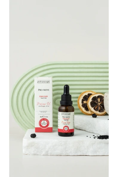 prof saracoğlu Pro-move Susam & Acı Elma Karışım Aromatik Yağ 30 ml ürün görseli 1