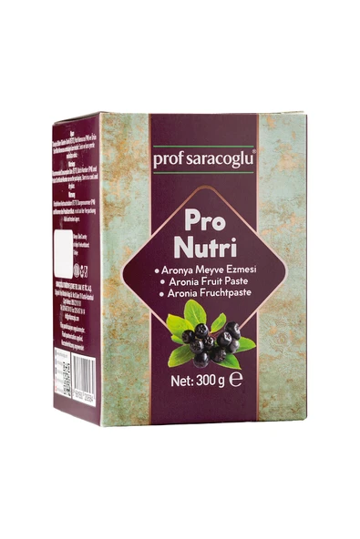 prof saracoğlu Pro-Nutri Aronya Meyve Ezmesi 300 g - Resim 3