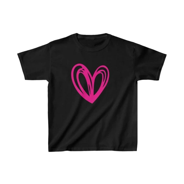 Unisex Çocuk Baskılı T-shirt - Siyah ürün görseli 1