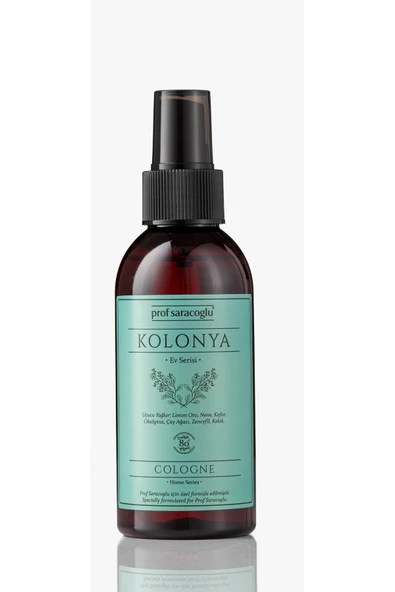 prof saracoğlu Kolonya 150 ml (LİMON OTU, NANE, KAFUR, OKALİPTUS, ÇAY AĞACI, ZENCEFİL, KEKİK) ürün görseli 1