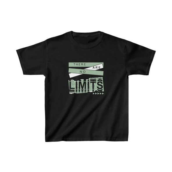 Unisex Çocuk Baskılı T-shirt - Siyah ürün görseli 1