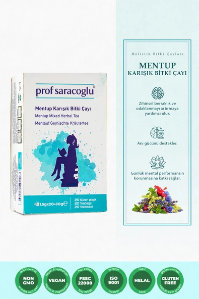 prof saracoğlu Mentup Karışık Bitki Çayı 20'li ürün görseli 1